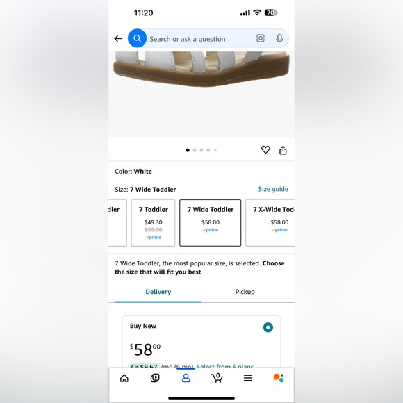 Stride Rite baby Summer Time Sandal size 7 wide toddler - Picture 3 of 3